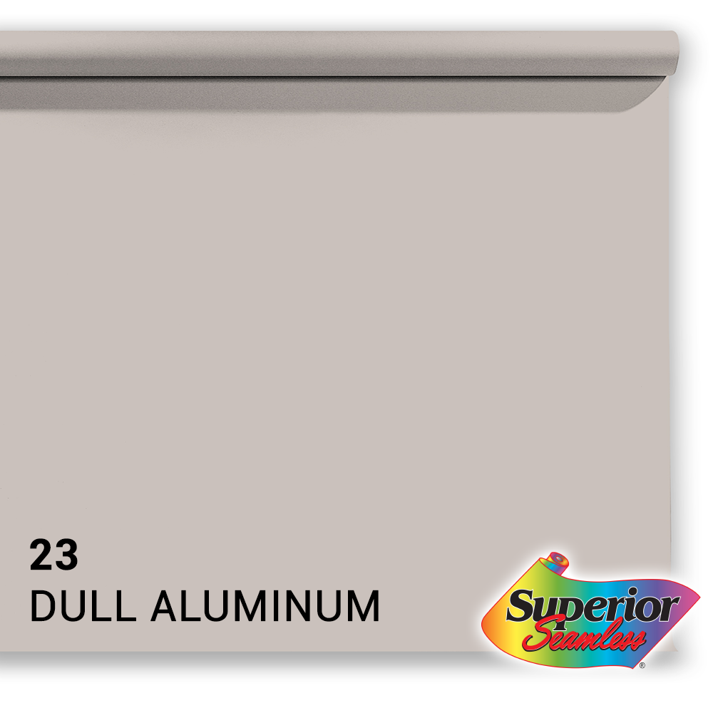 Superior Hintergrund Papier 23 Dull Aluminum 1,35 x 11m