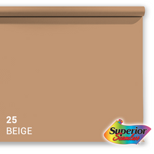 Superior Hintergrund Papier 25 Beige 1,35 x 11m
