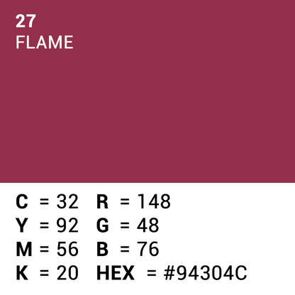 Superior Hintergrund Papier 27 Flame 1,35 x 11m — 5