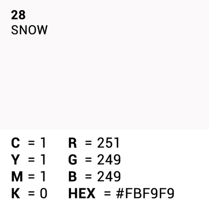 Superior Hintergrund Papier 28 Snow 1,35 x 11m — 4