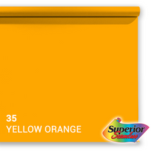 Superior Hintergrund Papier 35 Yellow-Orange 1,35 x 11m