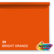 Superior Hintergrund Papier 39 Bright Orange 1,35 x 11m
