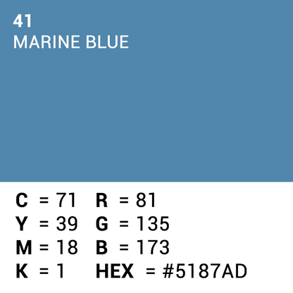 Superior Hintergrund Papier 41 Marine Blue 1,35 x 11m — 5