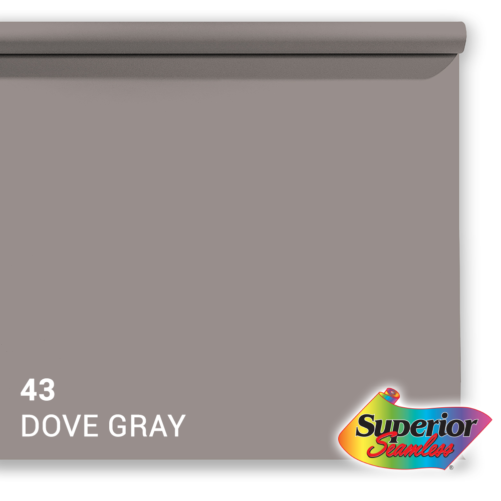 Superior Hintergrund Papier 43 Dove Grey 1,35 x 11m