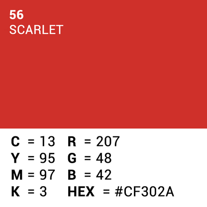 Superior Hintergrund Papier 56 Scarlet 1,35 x 11m — 5