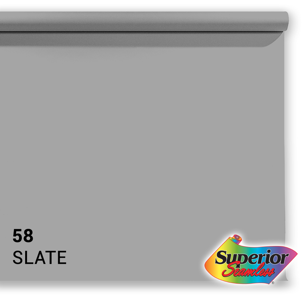 Superior Hintergrund Papier 58 Slate Grey 1,35 x 11m