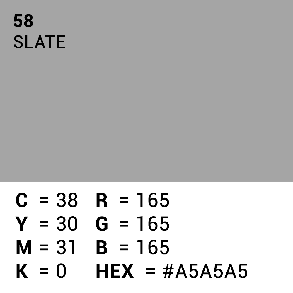 Superior Hintergrund Papier 58 Slate Grey 1,35 x 11m — 5