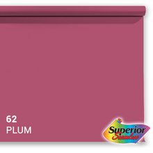 Superior Hintergrund Papier 62 Plum 1,35 x 11m