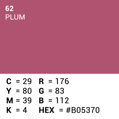 Superior Hintergrund Papier 62 Plum 1,35 x 11m — 5