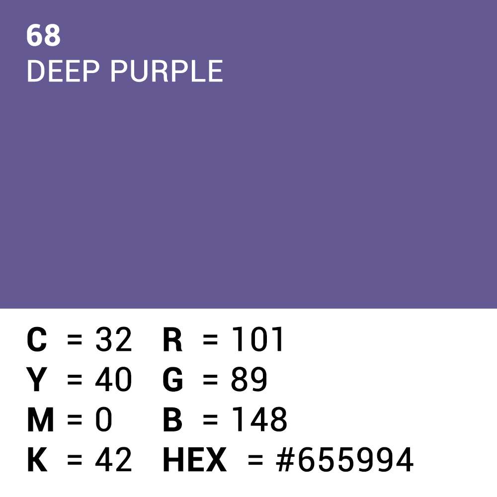 Superior Hintergrund Papier 68 Deep Purple 1,35 x 11m — 5