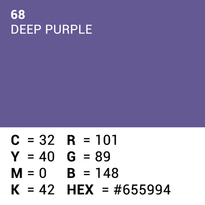 Superior Hintergrund Papier 68 Deep Purple 1,35 x 11m — 5