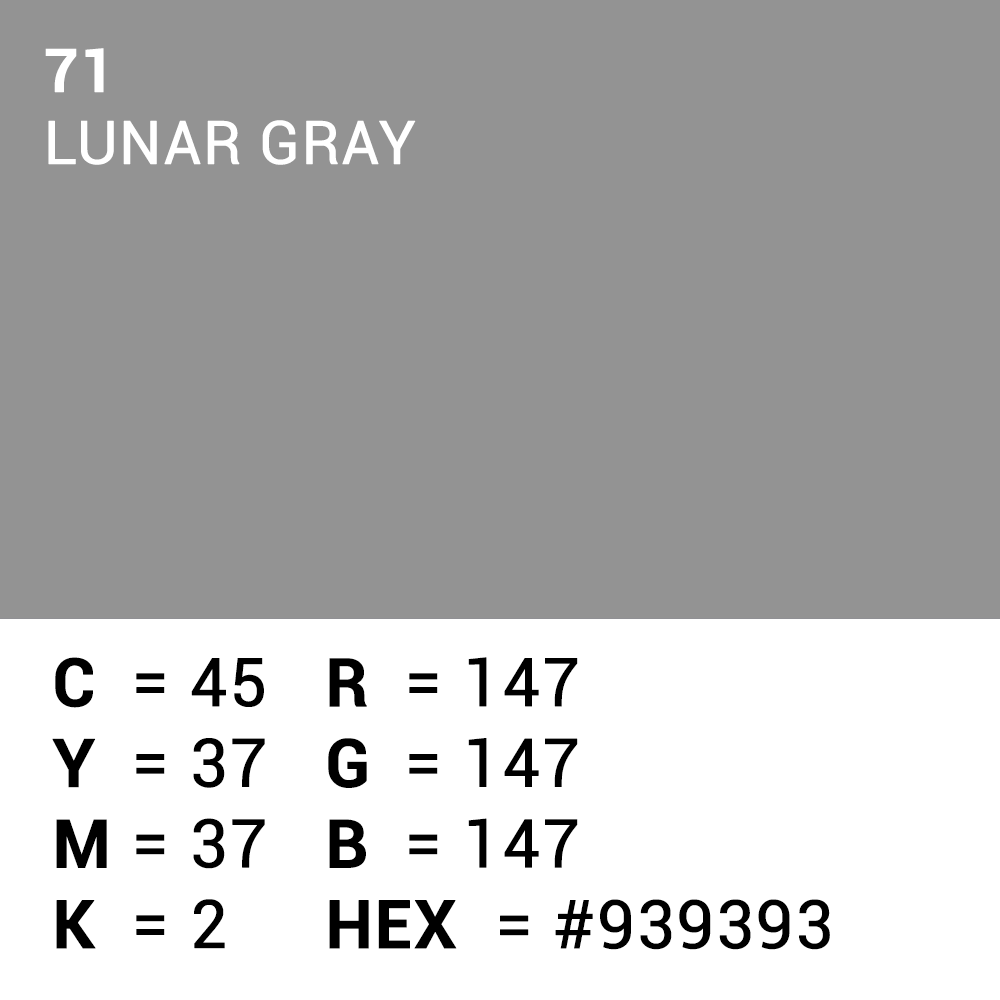Superior Hintergrund Papier 71 Lunar Gray 1,35 x 11m — 5