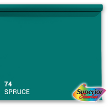 Superior Hintergrund Papier 74 Spruce 1,35 x 11m
