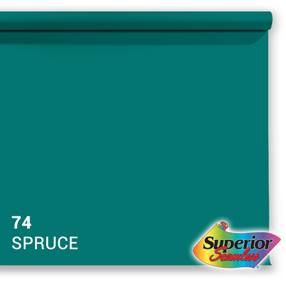 Superior Hintergrund Papier 74 Spruce 1,35 x 11m