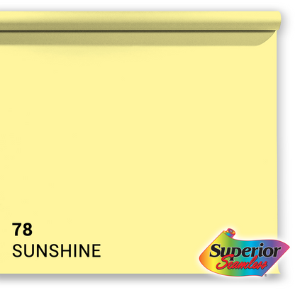 Superior Hintergrund Papier 78 Sunshine 1,35 x 11m
