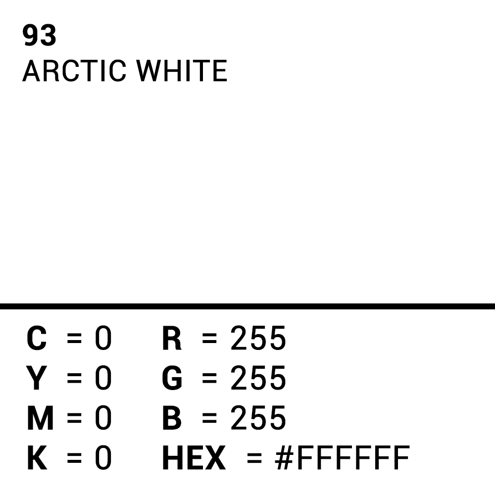 Superior Hintergrund Papier 93 Arctic White 1,35 x 11m — 5