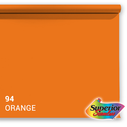 Superior Hintergrund Papier 94 Orange 1,35 x 11m