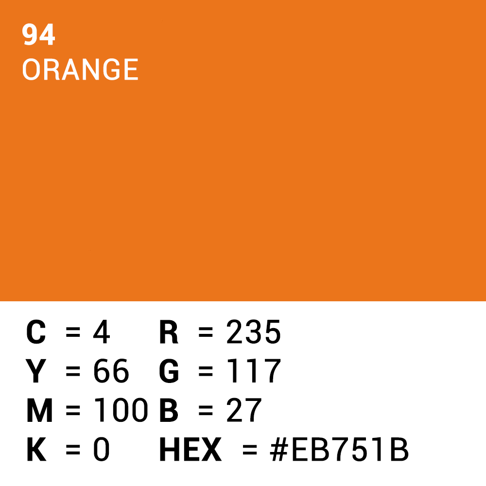 Superior Hintergrund Papier 94 Orange 1,35 x 11m — 5