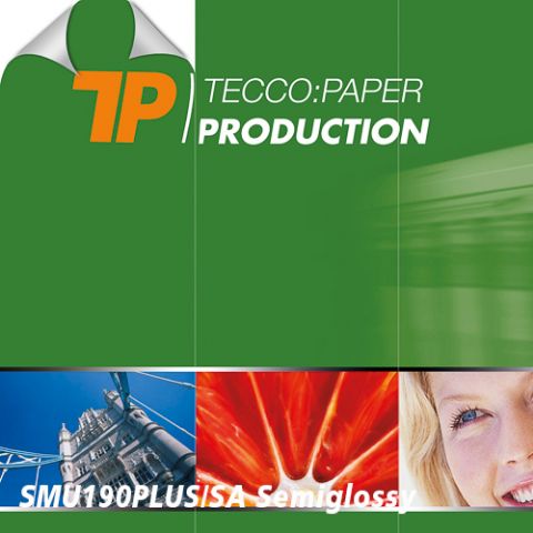 Tecco Production Paper SMU190 Plus SA Semiglossy 106,7 cm x 20 m — 2