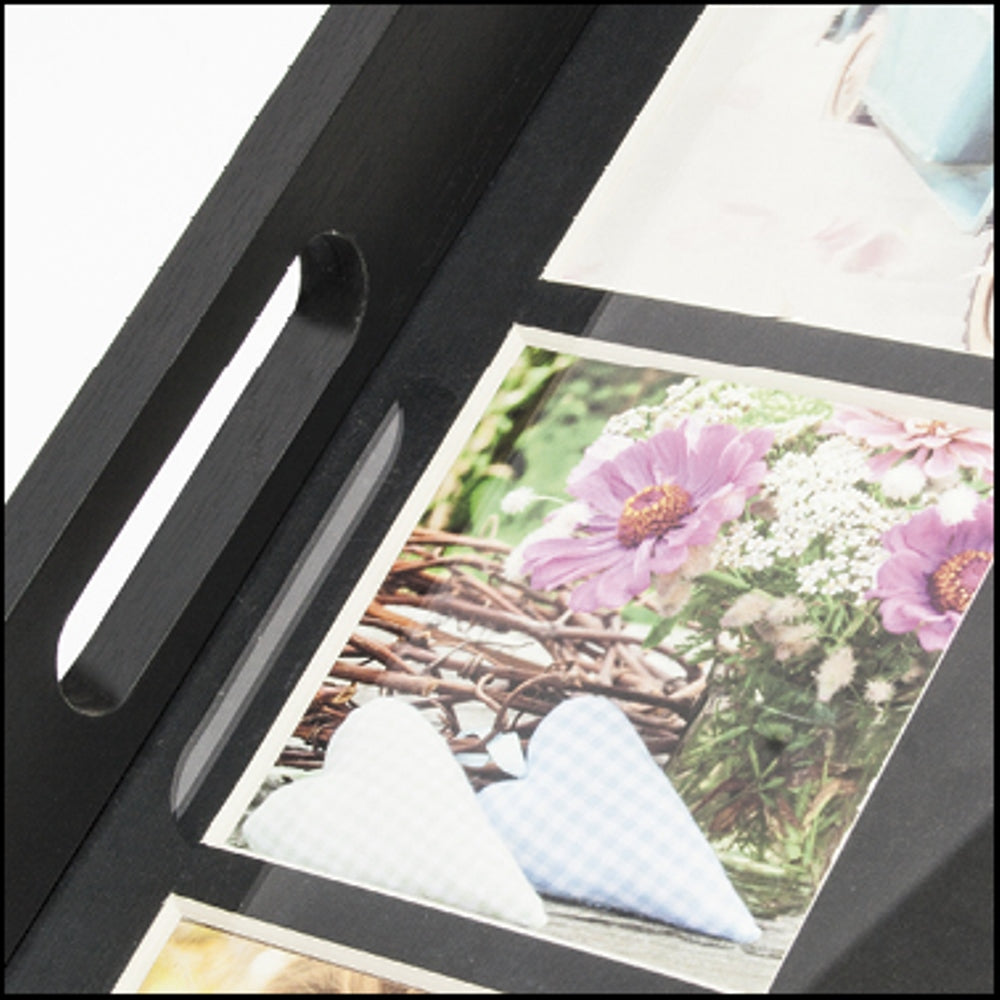 Zep Foto-Serviertablett Schwarz W002 für 9 Bilder — 2