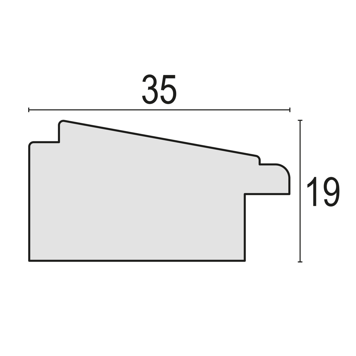 Zep Bilderrahmen BE457 Todi White 13x18 cm — 3
