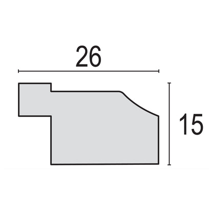 Zep Bilderrahmen LF434W Perugia White 30x40 cm — 6