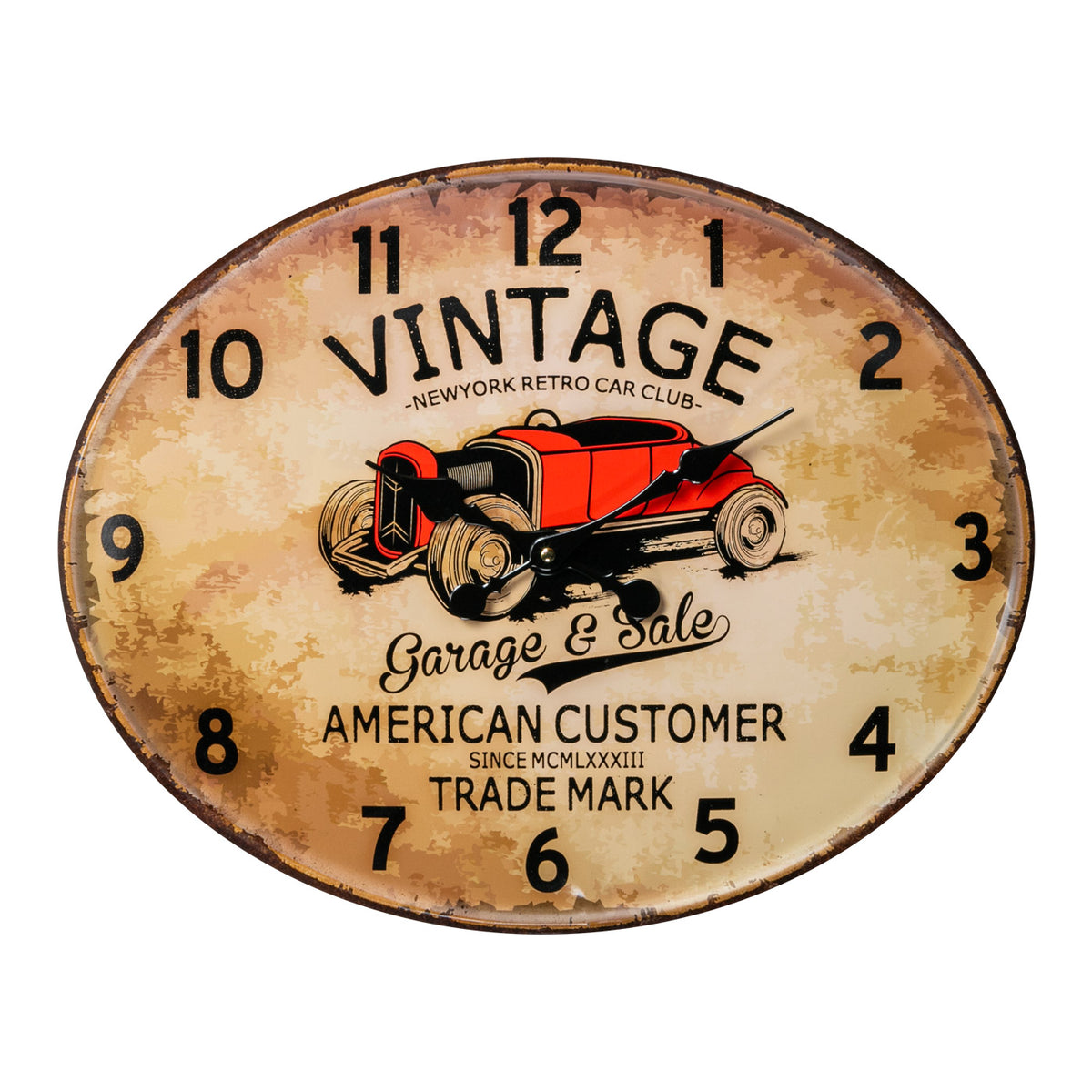 Zep Wall Art Uhr Roland HHC738 39x48x2 cm — 3