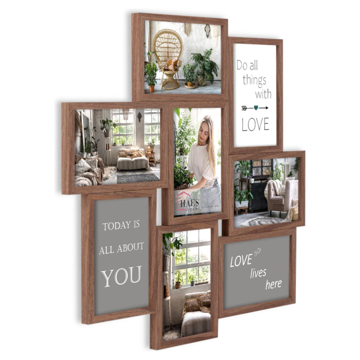 Zep Bilderrahmen Multi Bilderrrahmen MP150 Stockholm Dark Brown 8x10x15 cm — 2