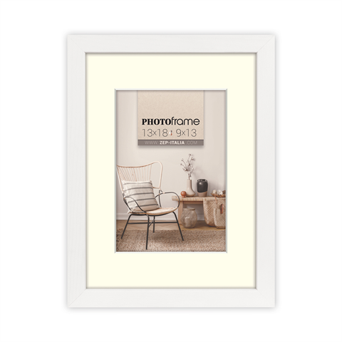 Zep Bilderrahmen Fotorahmen V4546W Malmo White 7x10/10x15 cm