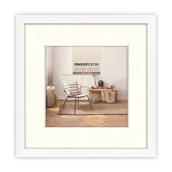 Zep Bilderrahmen Fotorahmen V4530W Malmo White 20x20/30x30 cm