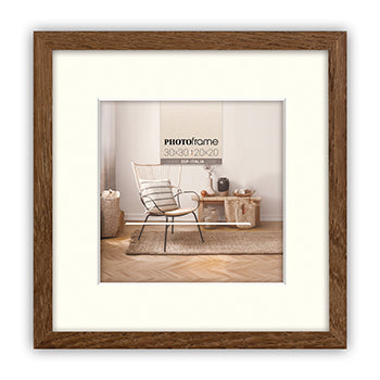 Zep Bilderrahmen Fotorahmen V4530D Malmo Brown 20x20/30x30 cm